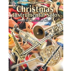 Christmas Instrumental Solos for Cello (Level 2-3)